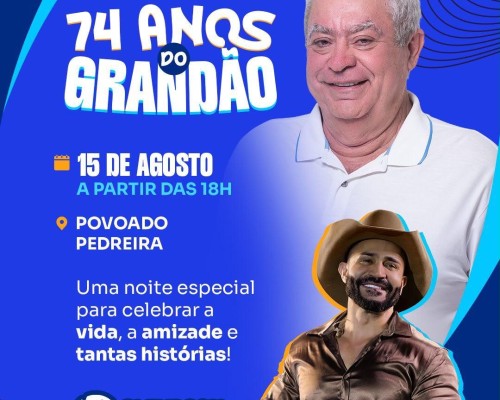    Povoado Pedreiras se prepara para celebrar os 74 anos de Grandão em grande confraternização