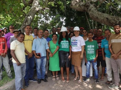 Vereador Irmão Itamar acompanha início das obras no primeiro dia de gestão da prefeita Lacerda