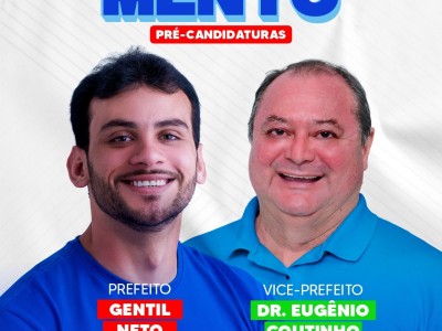 EUGENIO COUTINHO , SERÁ O VICE DE GENTIL NETO 