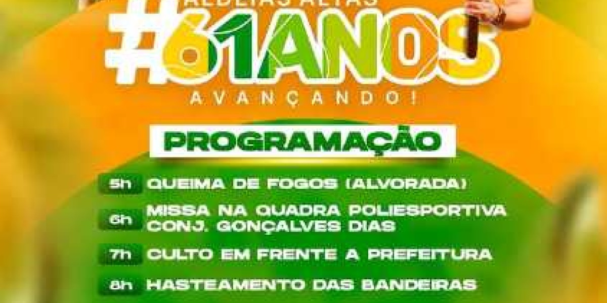 Prefeitura de Aldeias Altas divulga programação completa do aniversário de 61 anos da cidade