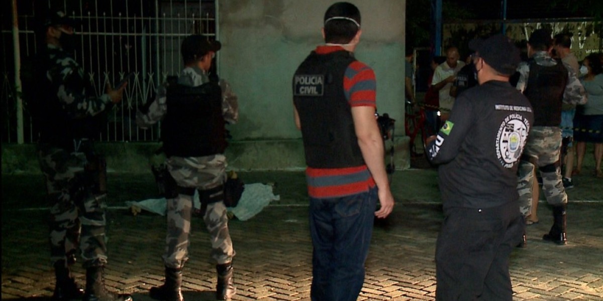 Jovem é morto a tiros na frente da mulher e do filho de 3 anos em Teresina