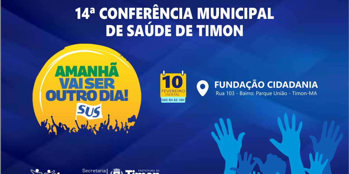 Prefeitura de Timon realiza 14° Conferência Municipal de Saúde