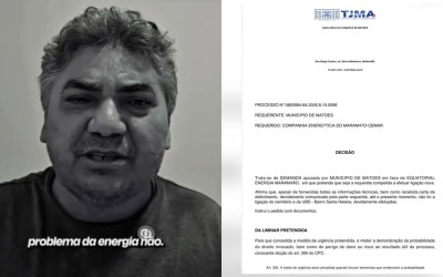 Mais uma vez, a oposição de Matões mostrou sua “serventia”  e parece que não serve para muita coisa