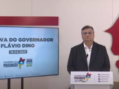 Em coletiva de imprensa, Flávio Dino anuncia vacinação para profissionais da educação