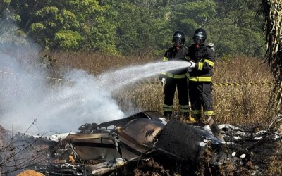 Avião de pequeno porte cai em área rural de Mato Grosso e deixa três mortos