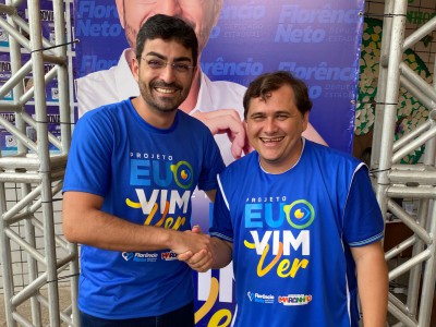 Alison da Fundação participa de ação de consultas oftalmológica ao lado do deputado Florêncio Neto, em Bacabal