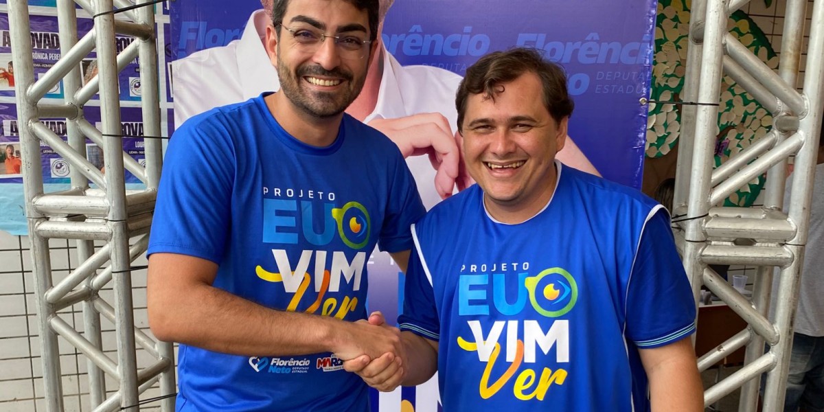 Alison da Fundação participa de ação de consultas oftalmológica ao lado do deputado Florêncio Neto, em Bacabal 