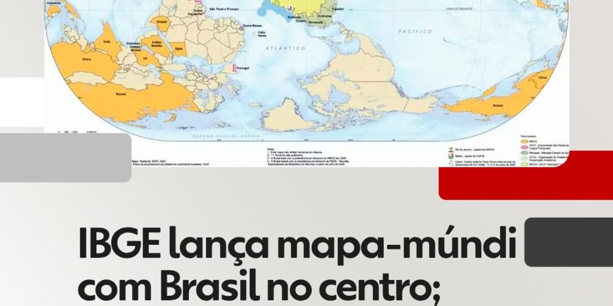 IBGE lança mapa-múndi com Brasil no centro; objetivo é 'ressaltar liderança' em fóruns internacionais, diz presidente