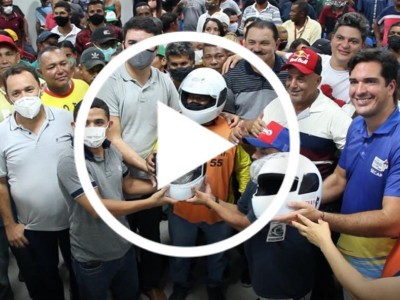 Autoridades políticas entregam capacetes e inauguram posto avançado do Detran em Matões   