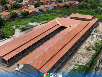 Escola na Vila Paraíso está com 80% das obras concluídas