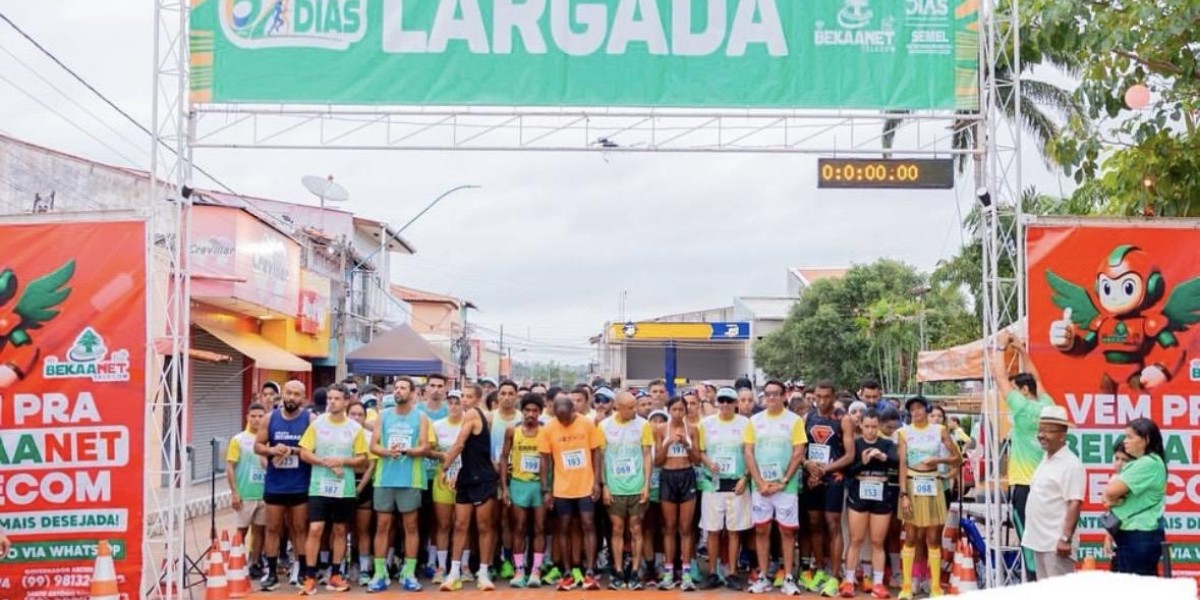 Corrida em comemoração aos 67 anos de Gonçalves Dias reúne atletas locais e regionais