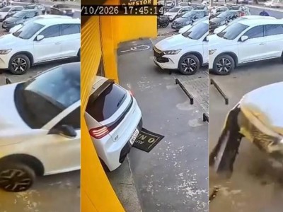 Motorista confunde pedais, perde o controle e invade loja de autopeças na BR-316 em Timon