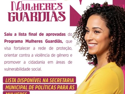 Prefeitura de Senador Alexandre Costa Divulga Lista Final de Aprovadas no Programa Mulheres Guardiãs
