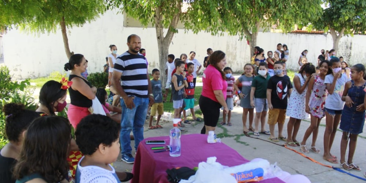 AMORPA realiza manhã de lazer para crianças da comunidade em Timon