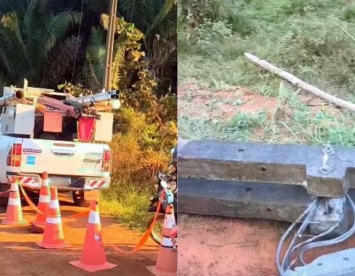 Homem morre em Bacabal após encostar em fiação de alta tensão derrubada por veículo