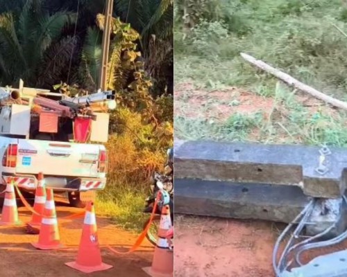 Homem morre em Bacabal após encostar em fiação de alta tensão derrubada por veículo