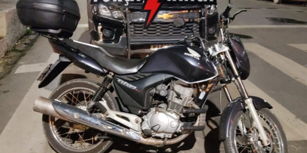 Força Tática recupera motocicleta roubada em menos de 24 horas