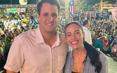 Daniella reúne uma das maiores caravanas da convenção que oficializou Orleans Brandão e Edivaldo Holanda Júnior