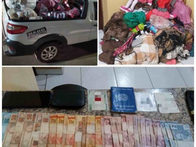 Polícia Militar prende dois homens com mandados de prisão em aberto por assaltos e tráfico de entorpecentes em Aldeias Altas-MA.