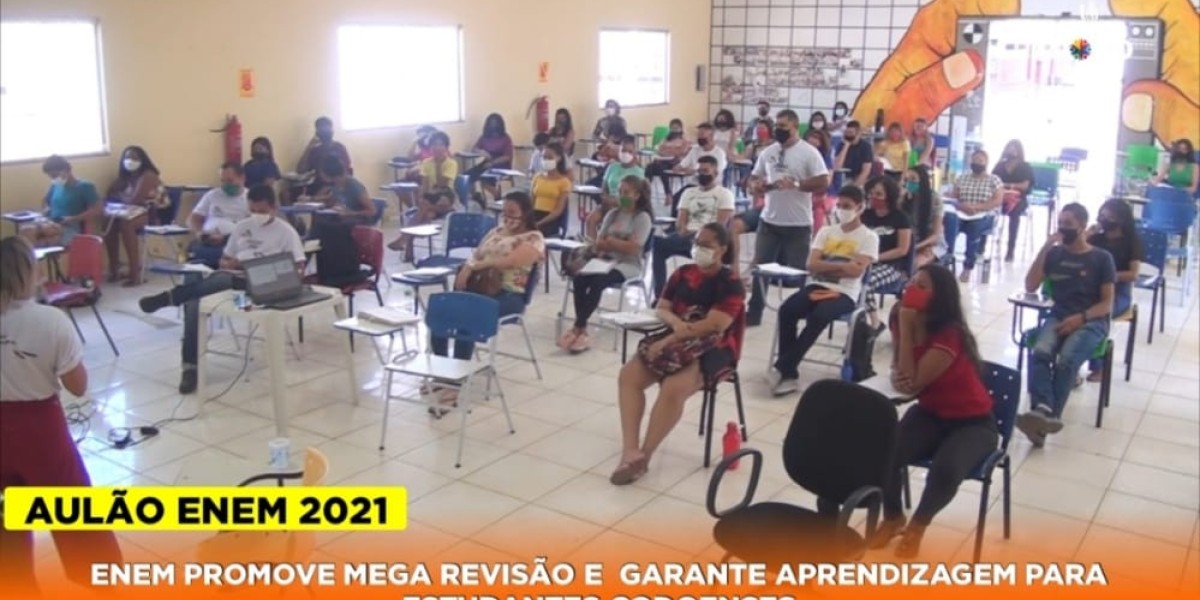 Aulão do ENEM promove mega revisão e garante aprendizagem para estudantes codoenses