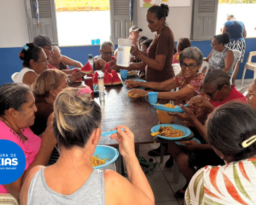 Idosos assistidos pelo Centro de Referência da Assistência Social dos bairros Mutirão e João Viana recebem ação de acolhimento