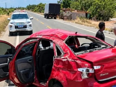 Grávida morre após capotamento na BR-402 e acidente causa comoção no Maranhão