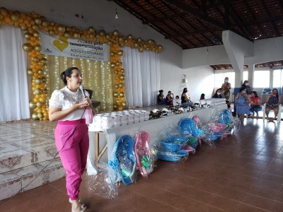 Palestra em alusão ao "Agosto Dourado", mês de incentivo ao aleitamento materno é realizada em Gonçalves Dias 