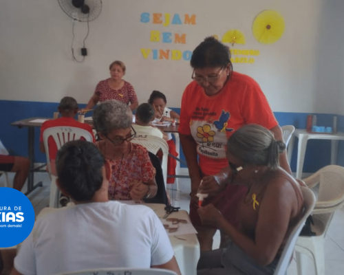 Serviço de Convivência e Fortalecimento de Vínculos realiza atividade com idosos