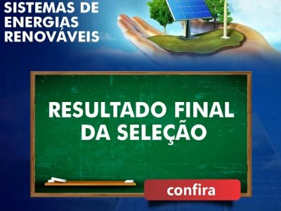 Divulgado resultado da seleção do curso de Eletricista de Sistemas de Energias Renováveis
