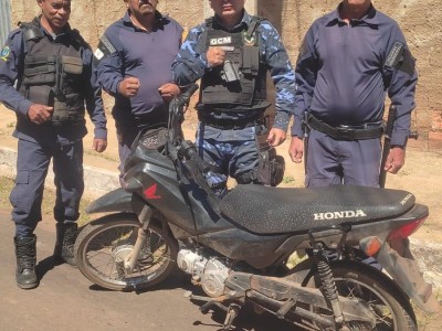 Guarda Civil Municipal de Matões recupera moto roubada durante ronda ostensiva