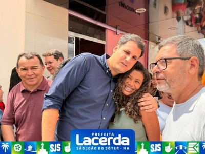 Comitiva de São João do Sóter prestigia entrega de obras do Governo do Estado em Gonçalves Dias
