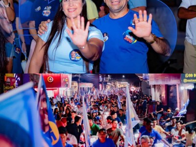 Toinho Patioba mostra força política em grande caminhada em apoio a Eduardo Braide em Gonçalves Dias