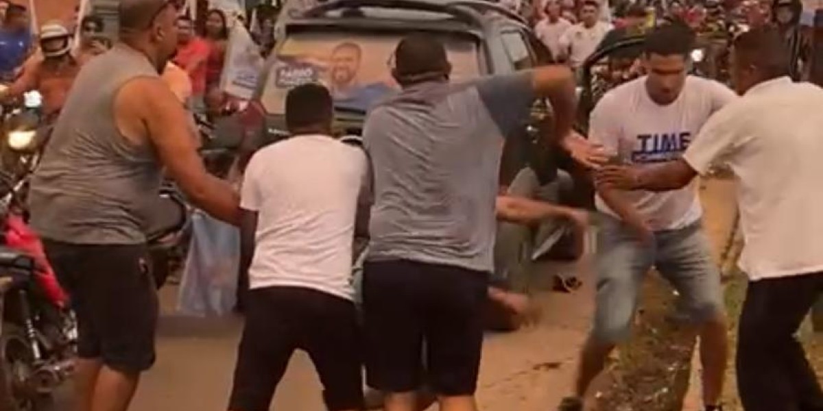 Pancadaria é registada na motocada do candidato a deputado coronel Schnneyder em Timon 