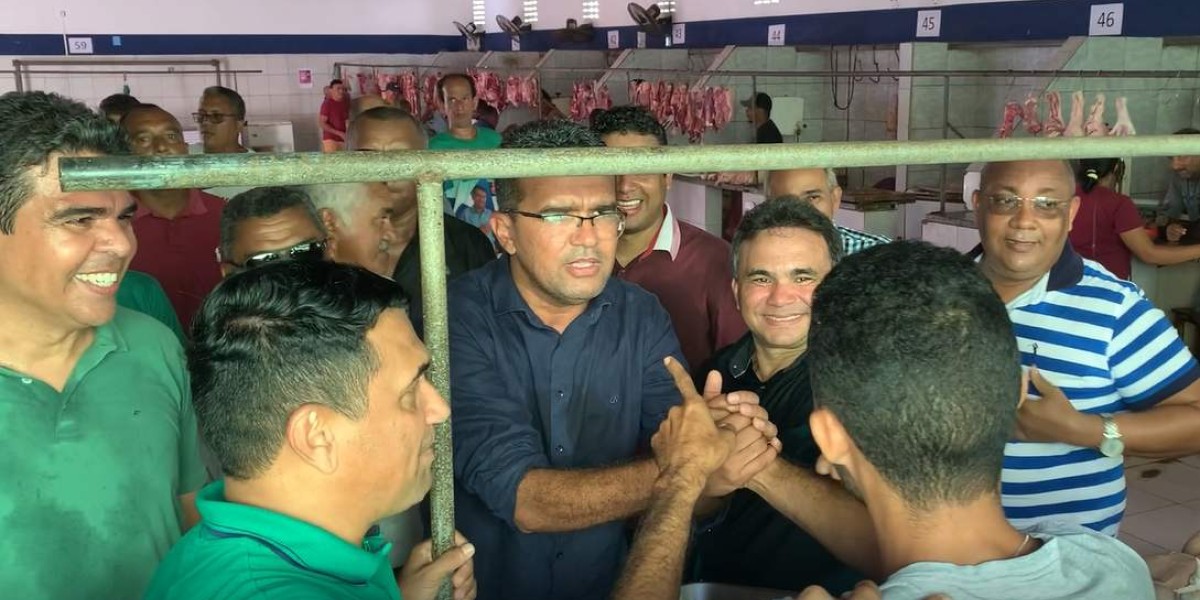 Márcio Gaído e Junior Martins recepcionam o pré-candidato a governador do Maranhão, Lahesio Bonfim em Aldeias Altas  