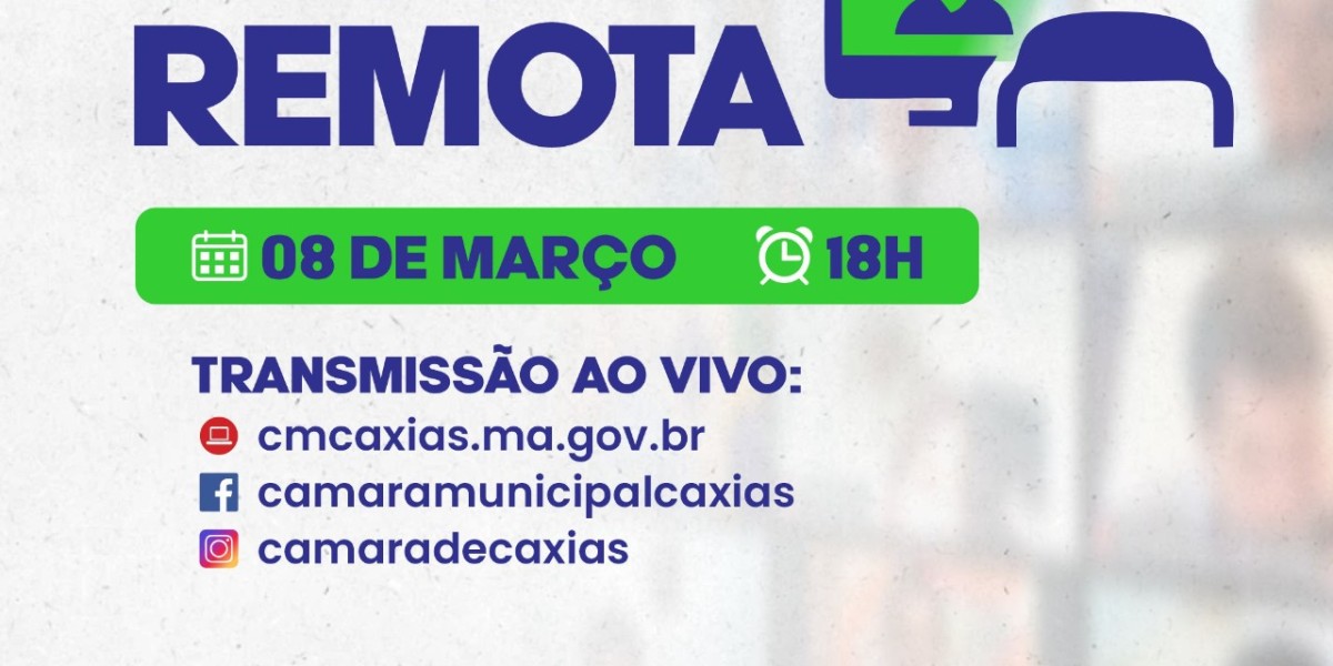 Câmara de vereadores de Caxias passa a atuar de forma remota
