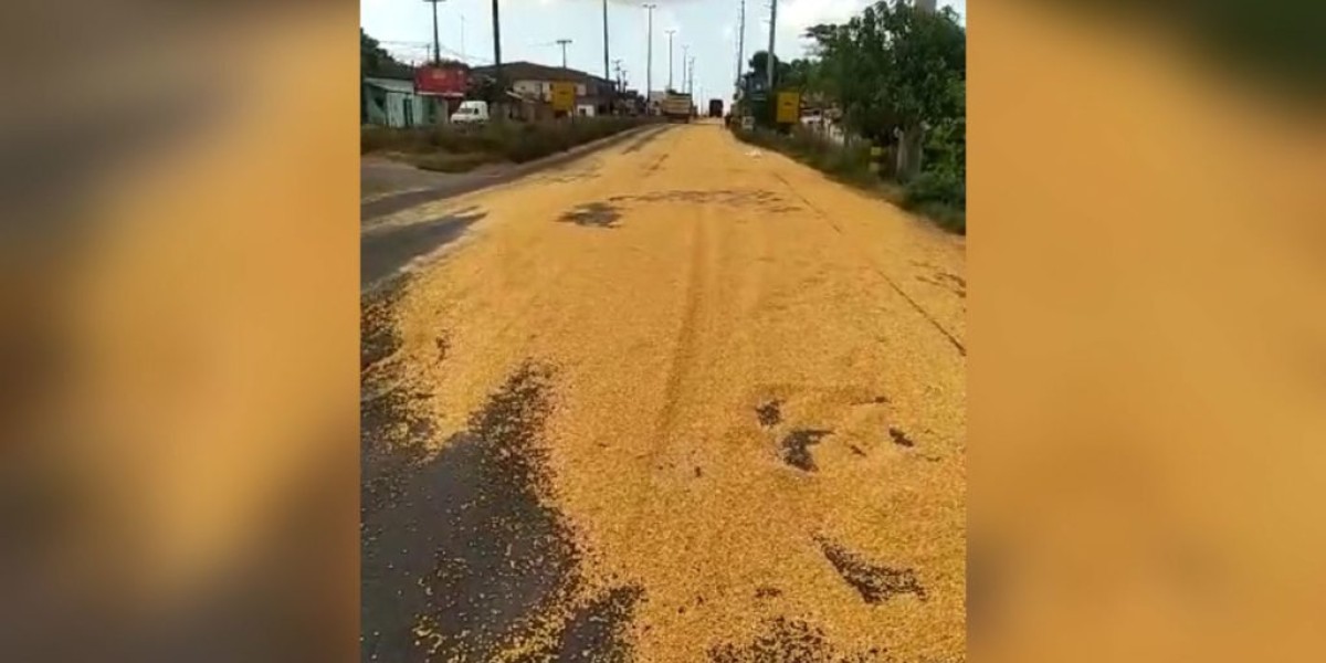 Homem é preso em flagrante após tentar roubar carga de milho