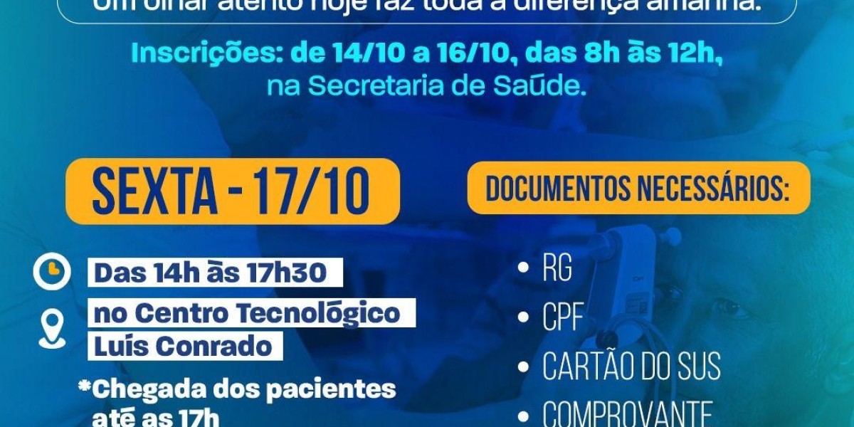 Mutirão do Glaucoma acontece nesta sexta-feira (17) em Matões
