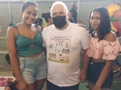 Prefeito Kedson Lima, faz festa em comemoração ao dia das crianças em Aldeias Altas