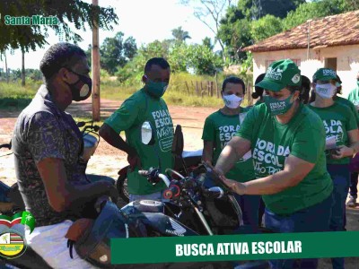Ações do Programa Busca Ativa Escolar chega ao Povoado Santa Maria em São João do Sóter 