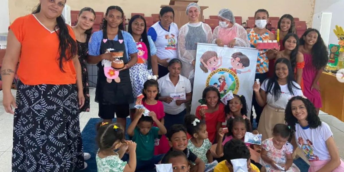 Em parceria com a prefeitura, a secretaria de saúde realiza ação de prevenção da saúde bucal, em Coelho Neto 