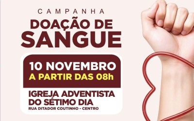Prefeitura de Coelho Neto promove campanha de doação de sangue em parceria com o HEMOMAR