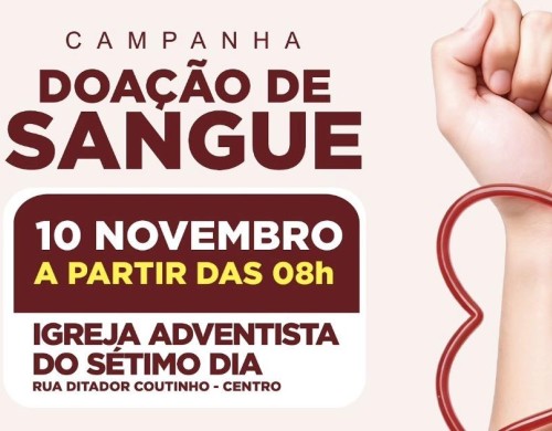 Prefeitura de Coelho Neto promove campanha de doação de sangue em parceria com o HEMOMAR