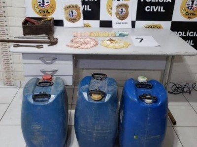13 homens são presos por furto e venda ilegal de combustível em Vitória do Mearim