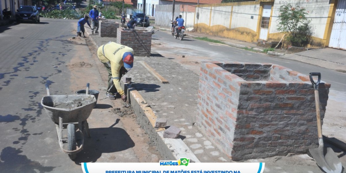 Prefeitura revitaliza a “Avenida do Divino Espírito Santo” em Matões