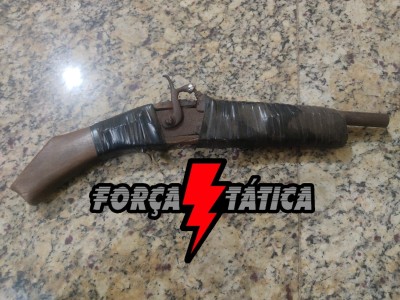 Polícia Militar apreende arma de fogo no bairro Galeana