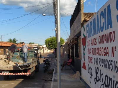 Prefeitura inicia a sinalização de ruas e avenidas de Gonçalves Dias