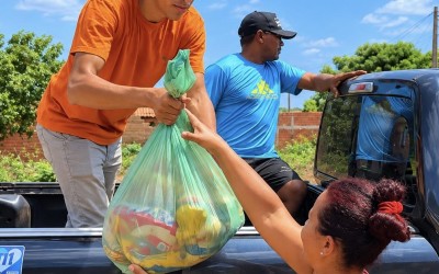 Parnarama arrecada quase 3 toneladas de alimentos em ações que unem esporte, cultura e solidariedade
