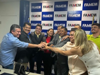 Vice-prefeito de Aldeias Altas, Marcio Gaido, participa de reunião da UNIVIMAR e FAMEM em São Luís