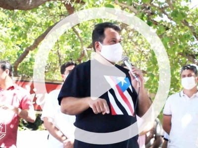 Adelmo Soares destaca a importância da assinatura da ordem de serviço para Matões