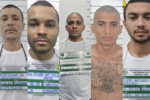 Cinco detentos escapam de penitenciária durante banho de sol no Piauí